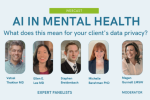 AI in Mental Health Webcast